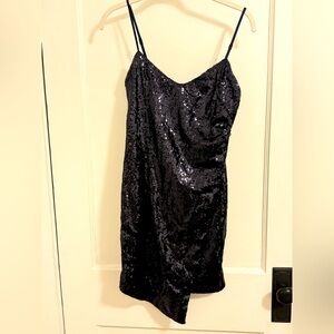 Sequin Mini Dress | Small | Lulu’s | Navy